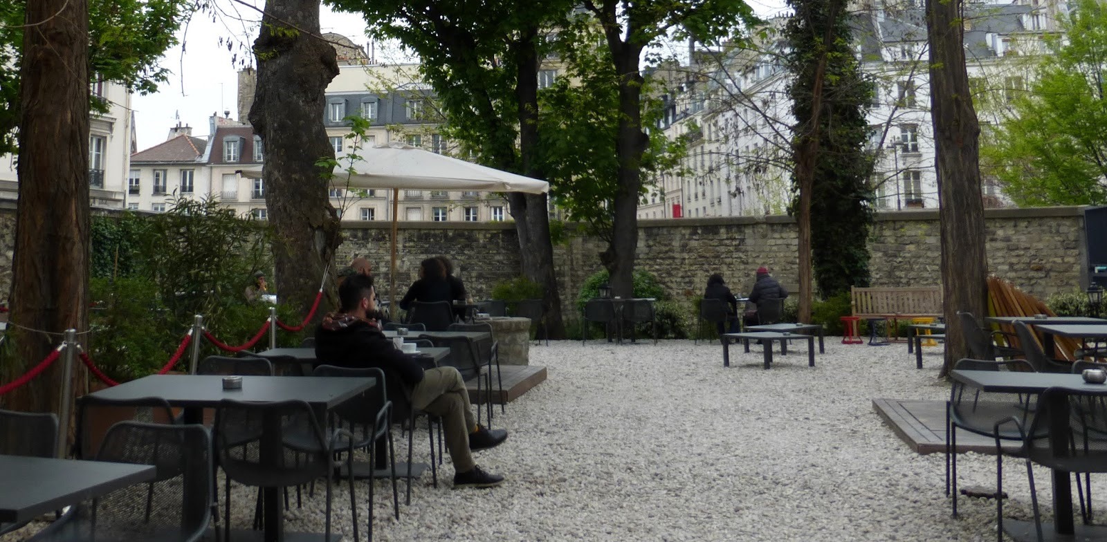 Франция, Париж, Терраса le café A