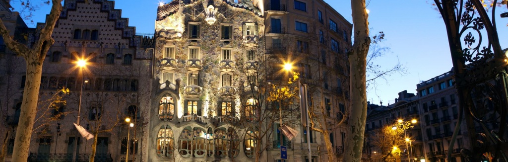Barcelona, ​​Gaudi buildings