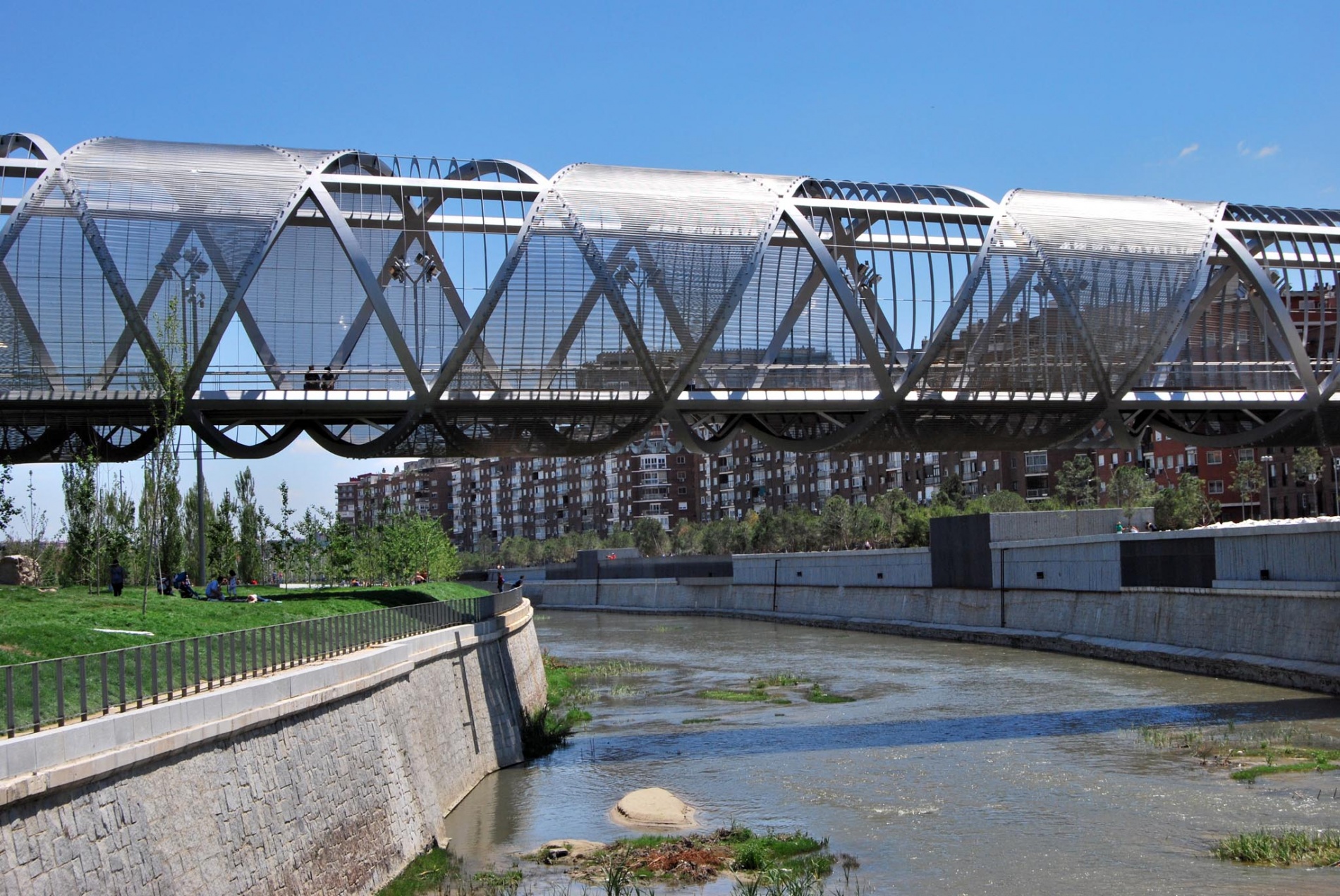 Мост Arganzuela днем