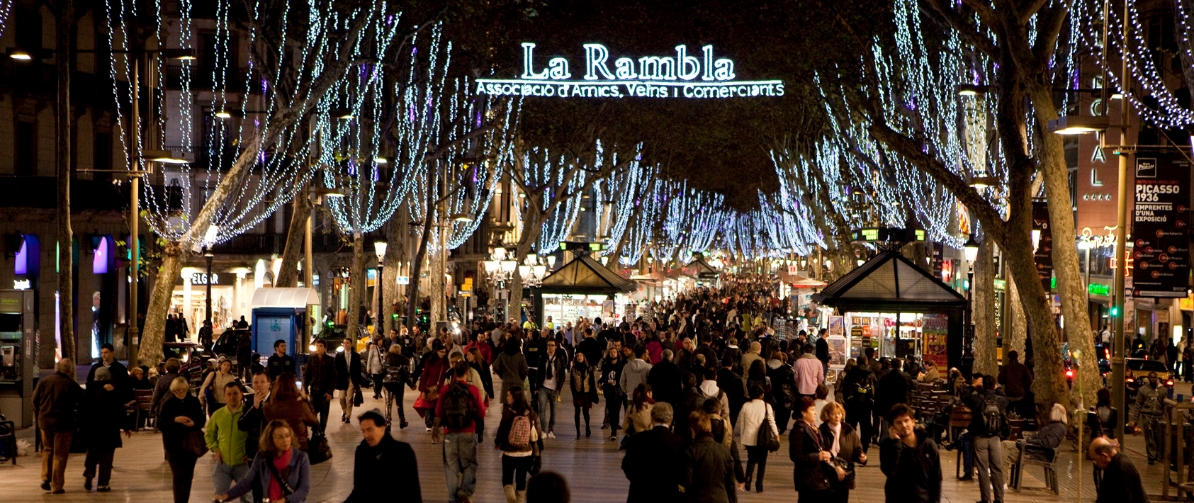 Испания, квартал Las Ramblas