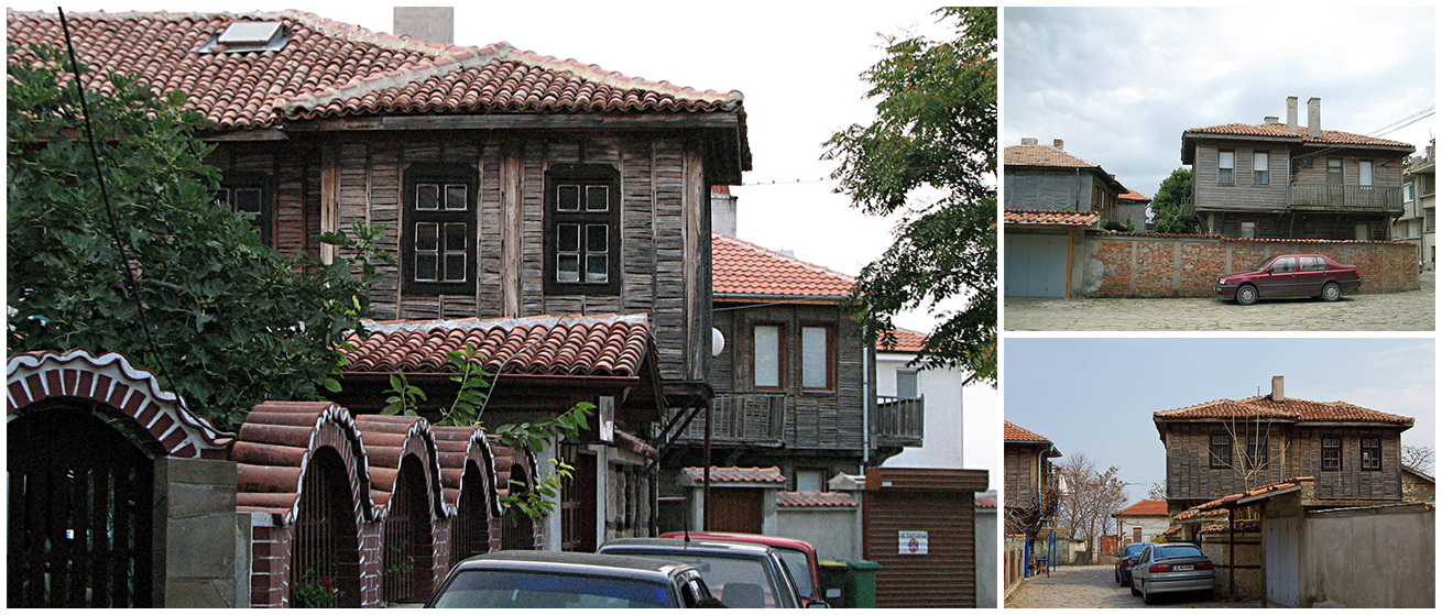 Старые поморийские дома в Болгарии
