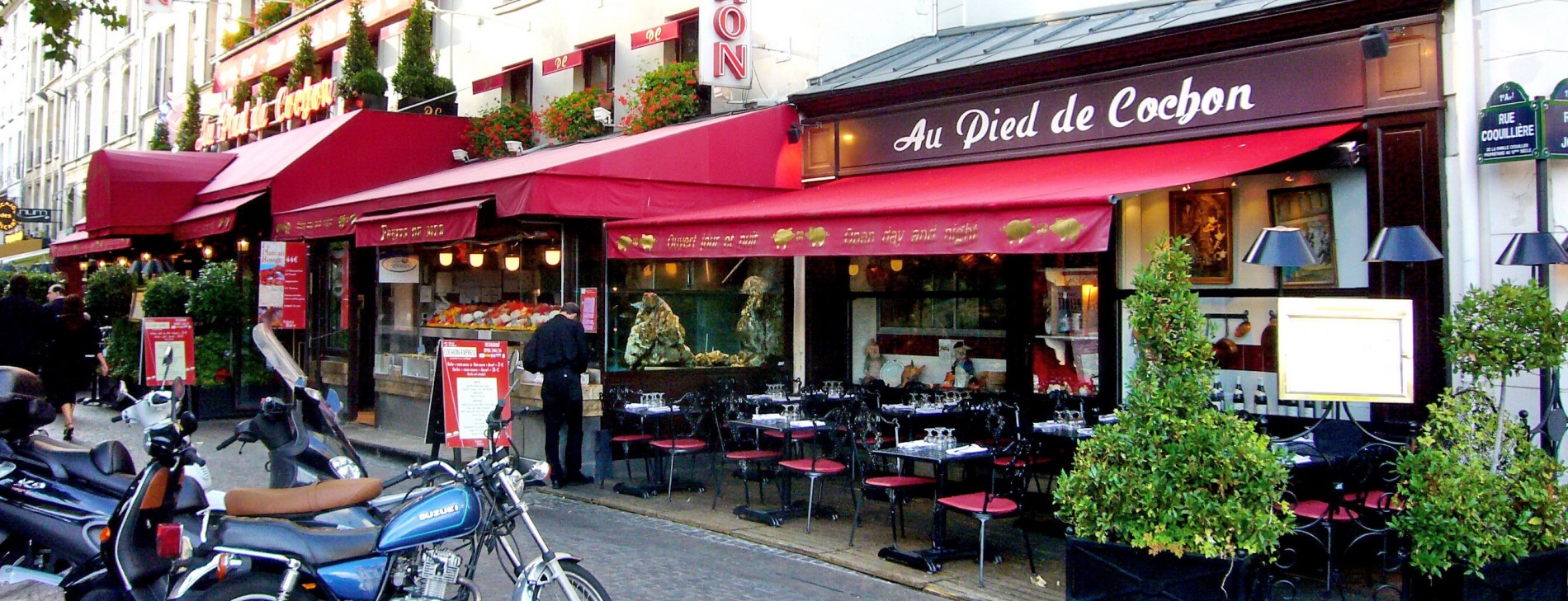 Париж, ресторан Le Pied de Cochon